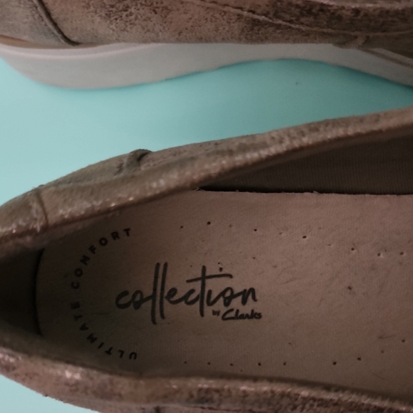 Clarks Sharon Gracie Loafers - Pewter - Picture 2 of 6